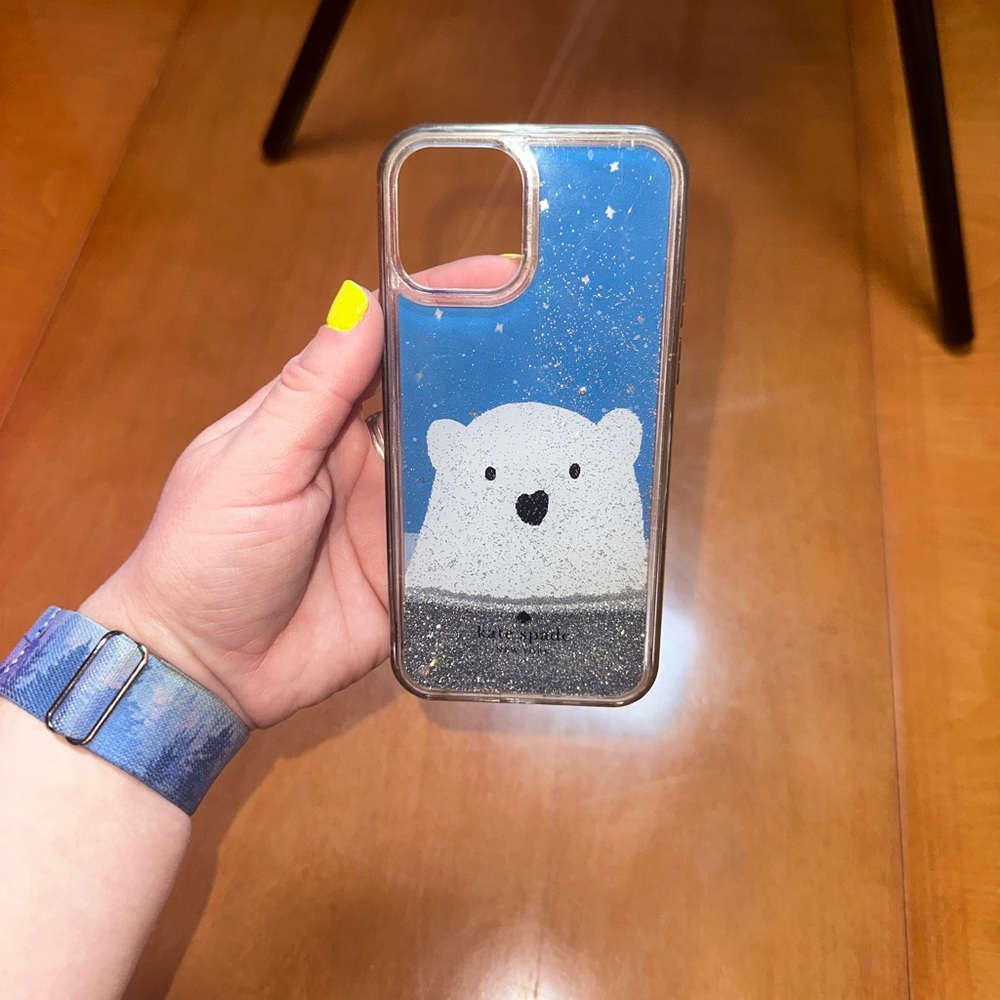 EUC iPhone 12 Kate Spade Polar Bear Phone Case